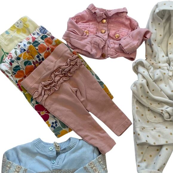 Baby Girl Bundle - 24 Items 0-6 Mos. Hello Kitty, Gerber, Carters, Rachel Zoe - Picture 16 of 16
